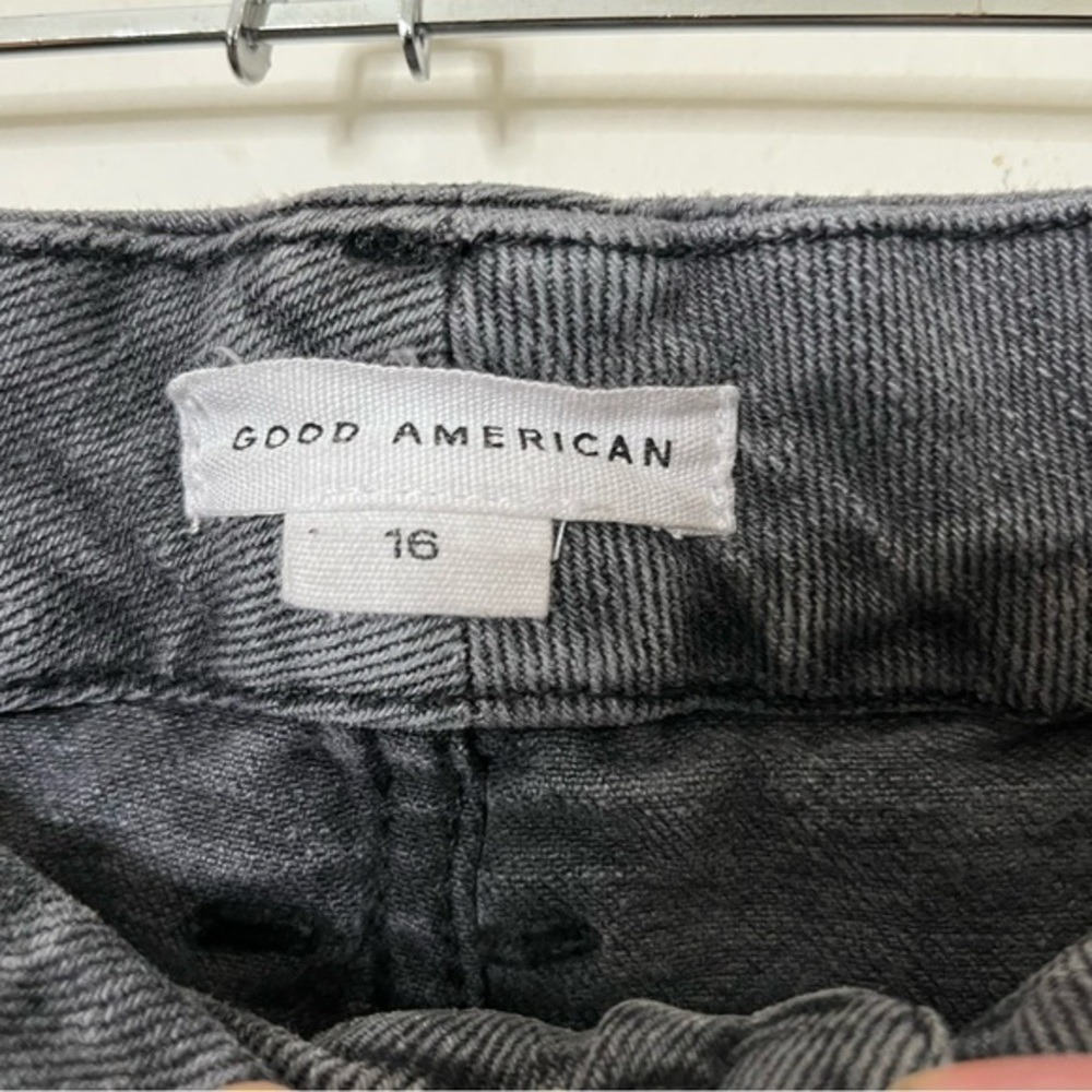 Good American Good Classic Jeans Women's 16 Gray Slim High Rise Curve Hugging - Picture 9 of 9